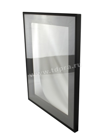Алюминиевый фасад ЦФ 2103, профиль широкий INTEGRO черный, стекло прозрачное (Изображение 4)