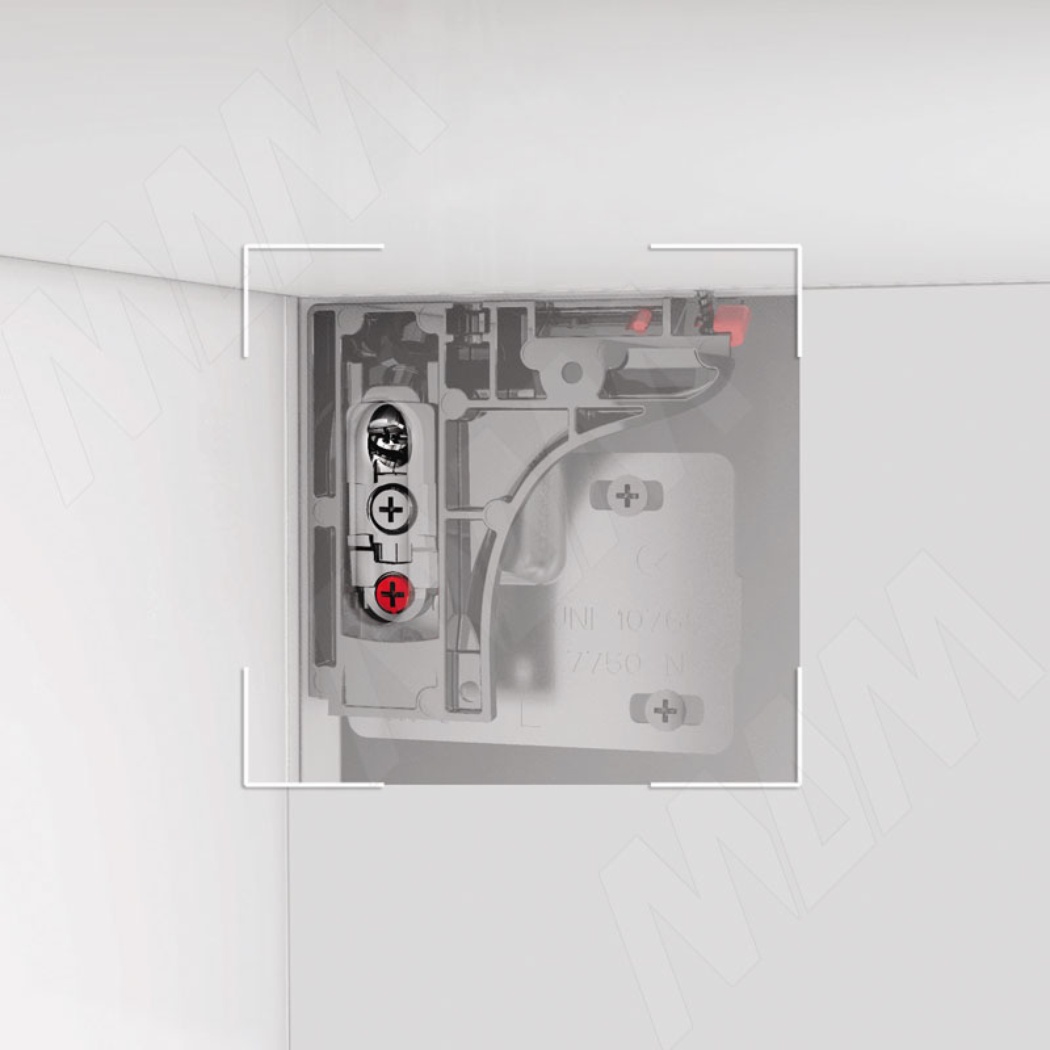 Libra h6 скрытый мебельный навес с креплением на штоки d15