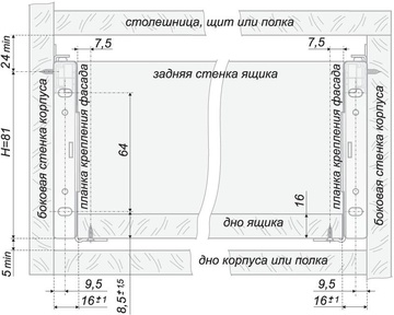 Металлобоксы L-500мм Н-86мм  бел МВ08601W/500  (Изображение 4)