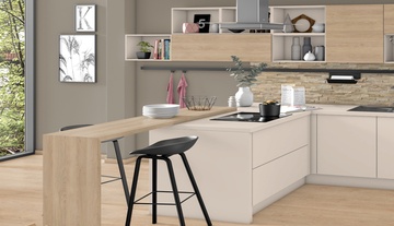 Столешница Кашемир серый U702 ST89 4100*600*38 1U (300/3) (Эг)  (Изображение 2)