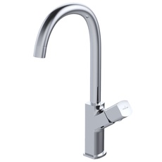 Кран MIXLINE ML27-032 "Primo" высокий излив, хром, боковая ручка