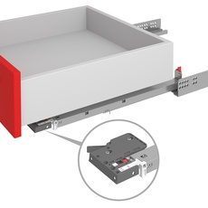 Направляющие скрытого монтажа полного выдвижения 3D 350 мм B-Slide DB9991Zn/350