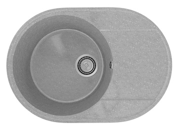 Мойка Ulgran PR-M 610-003 светло-серый без сифона (Изображение 1)