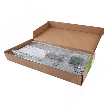 LS BOX комплект ящика 450 мм, серый металлик, боковины h173 мм с направляющими плавного за