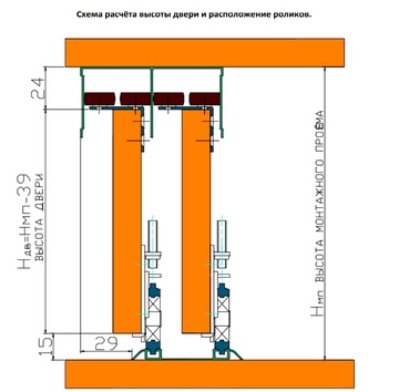 Комплект роликов KА04/КА05 для ДСП/МДФ 16-19 мм, Альянс - Н (Изображение 5)