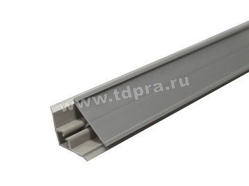 Плинтус 4200 мм прямая вставка серый (Изображение 1)