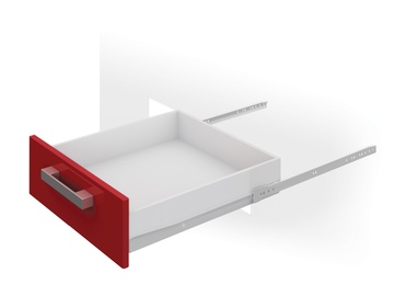 Направляющие роликовые 550 мм белые DS 03W.1/550 (Изображение 1)
