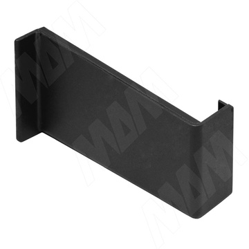 Заглушка для мебельного навеса, пластик, черная, левая, K015.C00L.950/RU