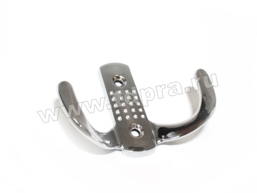 Крючок двухрожковый хром  Z341.300G1  (Изображение 1)