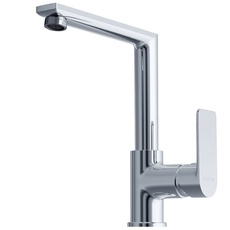 Кран MIXLINE ML26-032 "Life" высокий излив, хром, боковая ручка
